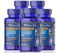 Glucosamina E MSM Puritan's Double Strength Confronta Osteo Bi-Flex 5 X 60 Caps
