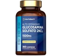Glucosamina Solfato 1500 Mg 2Kcl | 360 Compresse | Integratore Alimentare Ad Alt