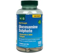 Glucosamina solfato ad alta resistenza + condroitina e MSM + collagene - 180 compresse