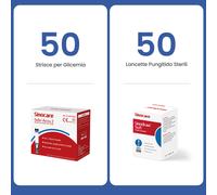 Glucosio nel sangue strisce di prova 50 e lancette per Sinocare Safe ACCU2 Meter
