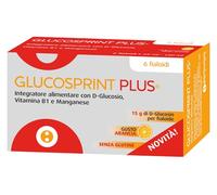 GLUCOSPRINT PLUS rimedio per ipoglicemia gusto arancia 6 flaconi