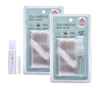 Glue-Free Invisible Double Eyelid Sticker, 2025 New Waterproof Invisible Double Eyelid Tape, Waterproof Invisible Double Eyelid Tape - Natural Fiber Lace Eyelid Lifter Strips (2pcs*Small)