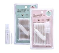 Glue-Free Invisible Double Eyelid Sticker, 2025 New Waterproof Invisible Double Eyelid Tape, Waterproof Invisible Double Eyelid Tape - Natural Fiber Lace Eyelid Lifter Strips (2pcs*Mix)