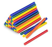 Trotec Confezione di stick di colla a caldo colorati, 50 pezzi (Ø 11 mm)