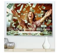 Glückliche Momente des Lebens (hochwertiger Premium Wandkalender 2026 DIN A2 quer), Kunstdruck in Hochglanz: Sie sind wie leuchtende Sterne am Erinnerungshimmel, flüchtig, kostbar und voller Wärme.