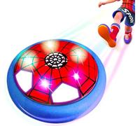 Glückpa Spider Pallone Calcio Fluttuante, Hoverball con Luci LED, Giochi di Calcio per Bambini 3 4 5 6 Anni, Regalo Bambini Bambina 3-12 Anni, Giochi Esterno Interno Bambini