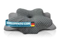 Glückstoff® Cuscino Per Cervicale [PER TUTTI I TIPI DI SONNO] - Cuscino Cervicale Per Dormire - Cuscini Ortopedico & Ergonomico Memory Foam - Morbido Cuscino Posturale Antirussamento - Neck Pillow