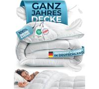 Glückstoff® Piumone e piumone 155 x 220 cm [certificato in Germania] - Piumone e Piume - Piumone - Piumone - Coperta Estate & Inverno - Piumone (coperta per tutto l'anno)