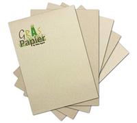 Glüxx Agent - 50 fogli di carta da lettere ecologici, formato DIN A4, carta riciclata, 120 g/m²