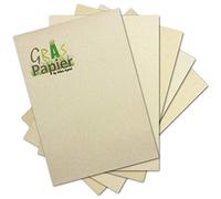 Glüxx Agent - 50 fogli di carta da lettere ecologici, formato DIN A4, carta riciclata, 200 g/m²