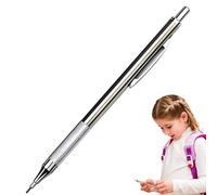 Glugahrif allungabile, portamine automatico, materiale scolastico, in acciaio inox, per insegnanti e studenti, per note, lezioni, lavori in legno, ingegneria, casa, studio e ufficio