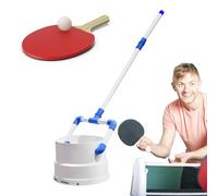 Glugahrif Cestino per pallina da tennis, collezionista di palloni da pong, regolabile in altezza, con funzione di conservazione per giardino e allenamento