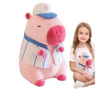 Glugahrif Peluche Capybara con Abbigliamento | Capybara,Collezione Design per Riduzione dello Stress Supporto Emotivo Decorazione Camera Compagno Notte Regali Compleanno Feste