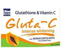 Gluta-C Papaya - Sapone sbiancante al glutatione e vitamina C, saponetta da 135 g