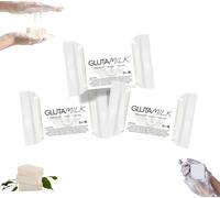 Gluta Milk Soap,Glutamilk Whitening Soap,Silk Protein Skin Repair Soap,Goat Milk Soap Silk Soap Protein Essence Soap,For Smooth and Soft Complexion,Gluta Milk Bar Soap for All Skin Type (3)