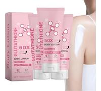 Glutathione 50x Tone Up Brightening Body Lotion, SPF 50+ Ultra Firming & Revitalizing Moisturizing Cream, Whitening for All Skin Types, Daily Use for Uneven and Dry Skin 3pcs