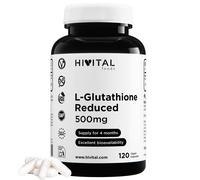 Glutatione 500 mg Ridotto al 98%. 120 capsule vegane per 4 mesi di trattamento.