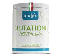 Glutatione Forte 240 Compresse PiùLife, Con Vitamina C, NAC n-acetil-cisteina