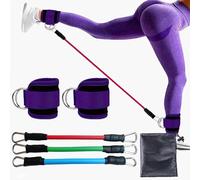 Glute Ankle Resistance Band, Buckle Leg Band Puller, Leg Fitness Equipment Set(Color 10)