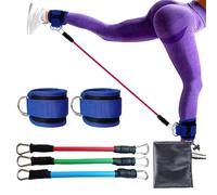 Glute Ankle Resistance Band, Buckle Leg Band Puller, Leg Fitness Equipment Set(Color 9)