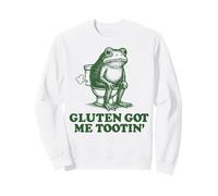 Gluten Got Me Tootin Frog Felpa