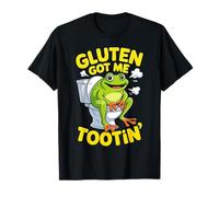 Gluten Got Me Tootin Funny Gluten Intolerant Humor Maglietta