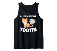 Gluten Got Me Tootin Gatto Canotta