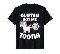 Gluten Got Me Tootin Panda Maglietta