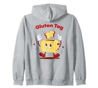 Gluten Tag Bäcker, pasticcere celiaco, Pane e Umorismo Felpa con Cappuccio