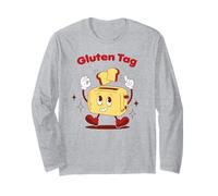 Gluten Tag Bäcker, pasticcere celiaco, Pane e Umorismo Maglia a Manica