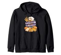 Gluten Tolerant Amanti di Birra e Pane Felpa con Cappuccio