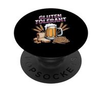 Gluten Tolerant Amanti di Birra e Pane PopSockets PopGrip Adesivo