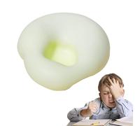 Glutinous Stress Ball - Hand Exercise Toy, Soft Malleable Sensory Ball with Slow Recovery, Classroom Reward Toy, Relaxation Activity for Focus, Students Home or Study Use 2.36 Inches