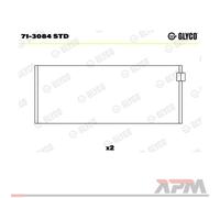 Cuscinetto della biella GLYCO 71-3084 STD