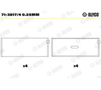 Cuscinetto della biella GLYCO 71-3817/4 0.25mm