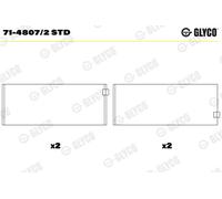 Glyco Cuscinetto della biella 71-4807/2 STD Rivestimento galvanico