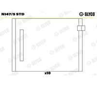 GLYCO N147/5 STD Supporto albero a camme per AUDI,FORD,MITSUBISHI,MOSKVICH,MULTI