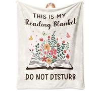 Glydein Regalo per gli amanti dei libri da donna, morbida coperta in flanella, accessorio per la lettura, bibliotecario, libri, lettori, insegnanti, regali per la lettura di libri per compleanno