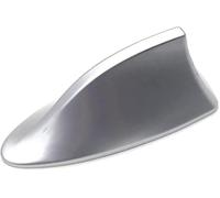 GLYGLY Antenna Pinna Squalo per BMW 3 Series(4 Door) E90+E91 2005-2019, Pinna di Squalo Copertura AM FM Segnale Antenna Decorazione per Modificare Impermeabile,F/Silver
