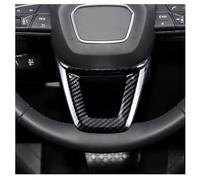 GLYGLY Copertura del Volante Trim Adesivi Misura per Audi Q5 FY 2018 2019 2020 2021, Mascherina per Volante, Cornice del Rivestimento Decorativo del Volante