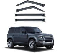 GLYGLY Deflettori d'Aria per Land Rover Defender 110 2020-2024, Auto Finestrini Laterali Deflettore Anteriori Posteriori Finestra Vent Antivento Antipioggia
