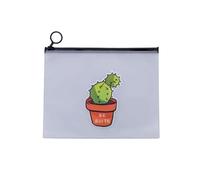 GLYLFQZJ Astuccio 1 Pcs Semplice Cartone Animato Trasparente Cactus Matita Custodia Kawaii Borse A Matita Per Uffici Scolastiche Di Cartoleria-B