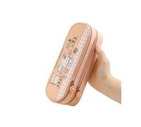 GLYLFQZJ Astuccio Custodia A Matita Multistrato Carino Grande Capacità Di Cartoleria Ad Estetica Box Matita Box Organizzatore Kawaii School Supplies-Orange Rabbi 2 Strato
