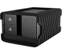 Glyph Blackbox PRO RAID 40TB Enterprise Class - Hard Disk Esterno Desktop, Thunderbolt 3, 7200 RPM, RAID 0/1/JBOD/SPAN, Case in Alluminio, Mac/Windows, Fino a 550MB/s