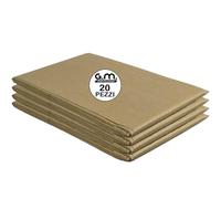GM 20 Pezzi - Tovaglie in TNT Alta Qualità Italiana 100x100cm Colore ORO, Tovaglie Coprimacchia in TNT Tessuto non Tessuto Ideali per la ristorazione vari colori