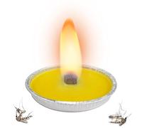 GM 36 Candele Citronella Esterno 16cm in Alluminio Candele alla Citronella Antizanzare Fiaccola Citronella per Feste ed Eventi