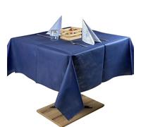 GM 50 Tovaglie in TNT idrorepellenti Tessuto non Tessuto 150x150cm Colore BLU, coprimacchia impermeabili ideali per la ristorazione, feste, Natale, compleanni, battesimi, vari colori