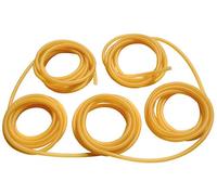 GM&BW 10m, 3X6mm Elastico Professionale - Gomma Elastico Tubolare in Lattice Naturale con Allungamento Massimo al 670% - per Creare Una per la Caccia o la Competizione o Ricambio