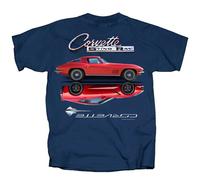 GM Chevy Chevrolet Corvette Stingray Riflesso Auto Automobili T Shirt Cvrmc-U