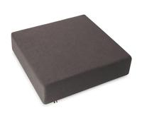GM Cuscino antidecubito per sedia a rotelle 42x42x8 cm cuscino antidecubito per sedia in Memory foam e poliuretano cuscino carrozzina poltrona per anziani Made in Italy (Grigio)